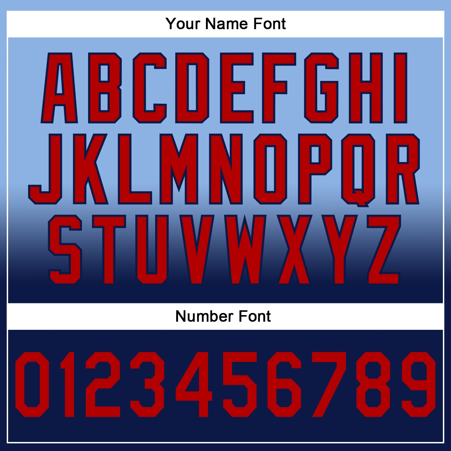 Custom Stitched Light Blue Red-Navy Fade Fashion Sports Pullover Sweatshirt Hoodie