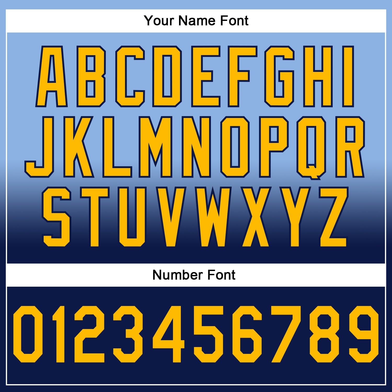 Custom Stitched Light Blue Gold-Navy Fade Fashion Sports Pullover Sweatshirt Hoodie