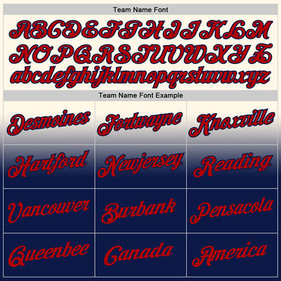 Custom Stitched Cream Red-Navy Fade Fashion Sports Pullover Sweatshirt Hoodie