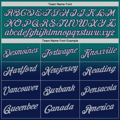 Custom Stitched Teal Gray-Navy Fade Fashion Sports Pullover Sweatshirt Hoodie