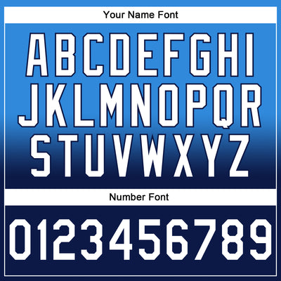 Custom Stitched Powder Blue White-Navy Fade Fashion Sports Pullover Sweatshirt Hoodie