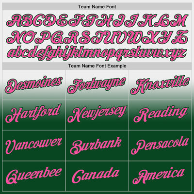 Custom Stitched White Pink-Green Fade Fashion Sports Pullover Sweatshirt Hoodie