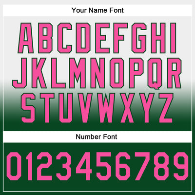 Custom Stitched White Pink-Green Fade Fashion Sports Pullover Sweatshirt Hoodie