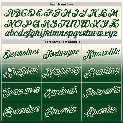 Custom Stitched Cream Green Fade Fashion Sports Pullover Sweatshirt Hoodie