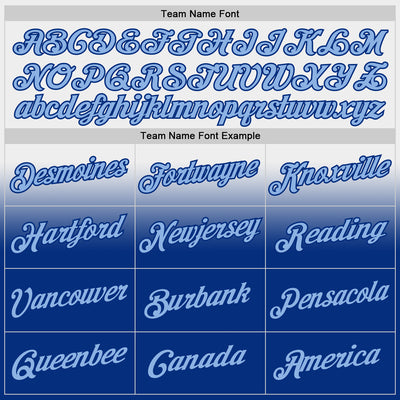 Custom Stitched White Light Blue-Royal Fade Fashion Sports Pullover Sweatshirt Hoodie