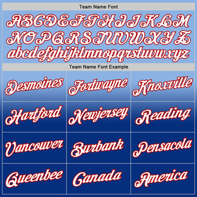 Custom Stitched Light Blue White Royal-Red Fade Fashion Sports Pullover Sweatshirt Hoodie