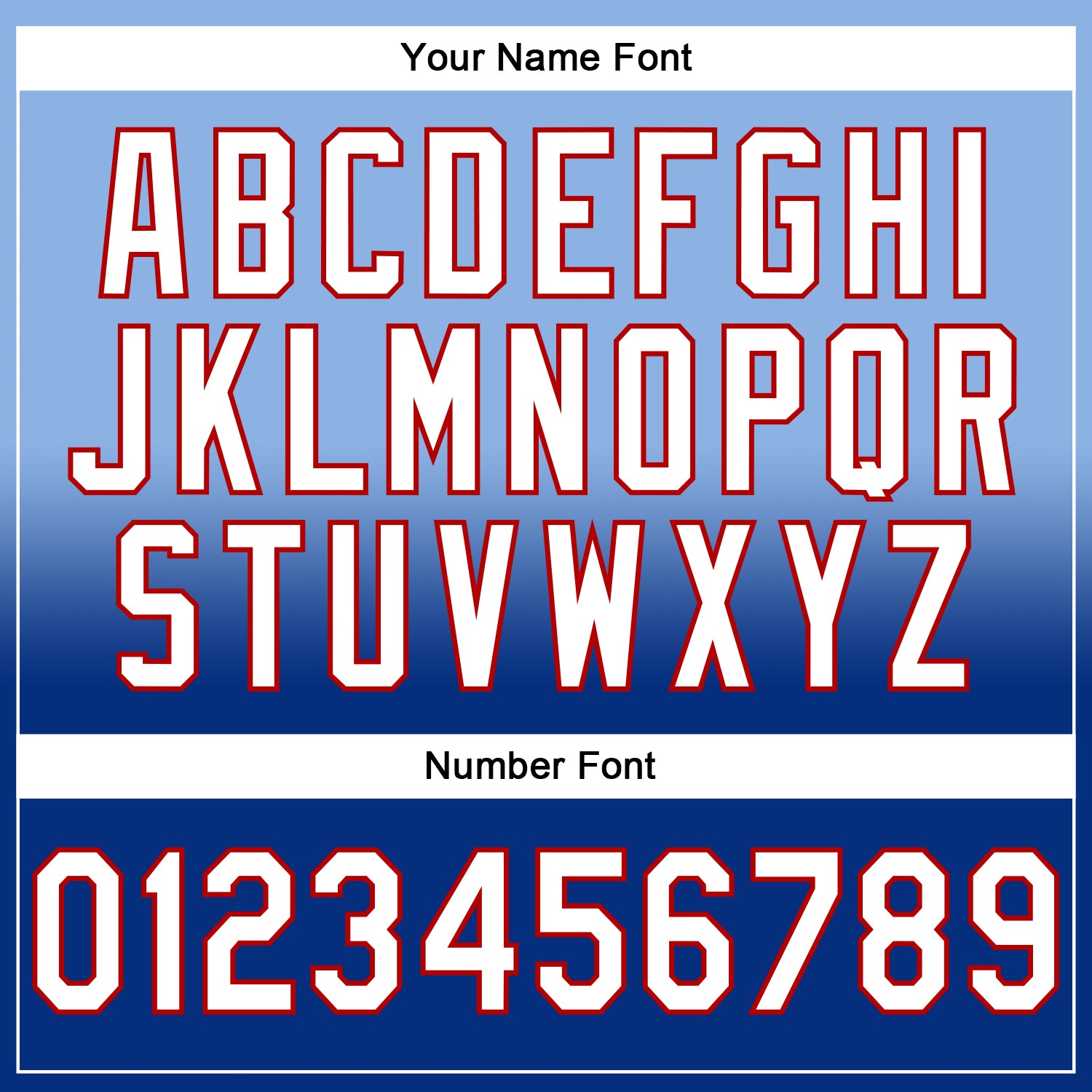 Custom Stitched Light Blue White Royal-Red Fade Fashion Sports Pullover Sweatshirt Hoodie