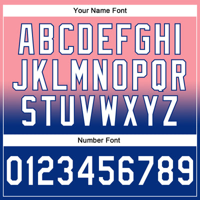 Custom Stitched Medium Pink White-Royal Fade Fashion Sports Pullover Sweatshirt Hoodie