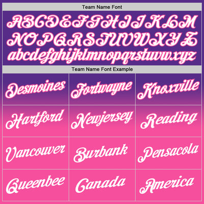 Custom Stitched Purple White-Pink Fade Fashion Sports Pullover Sweatshirt Hoodie