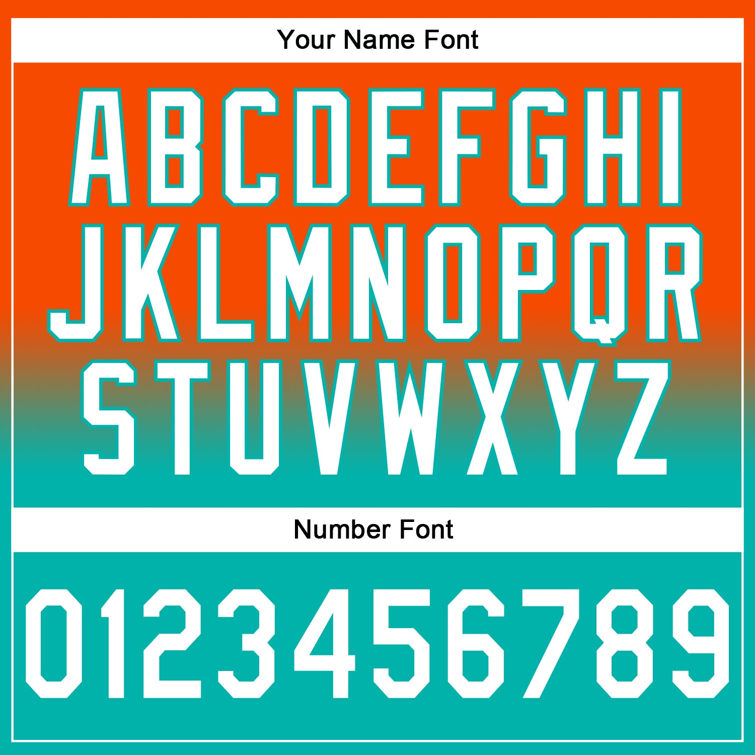 Custom Stitched Orange White-Aqua Fade Fashion Sports Pullover Sweatshirt Hoodie