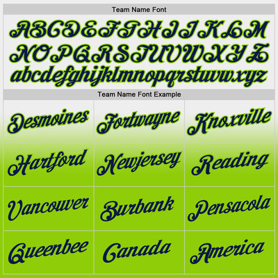 Custom Stitched White Navy-Neon Green Fade Fashion Sports Pullover Sweatshirt Hoodie