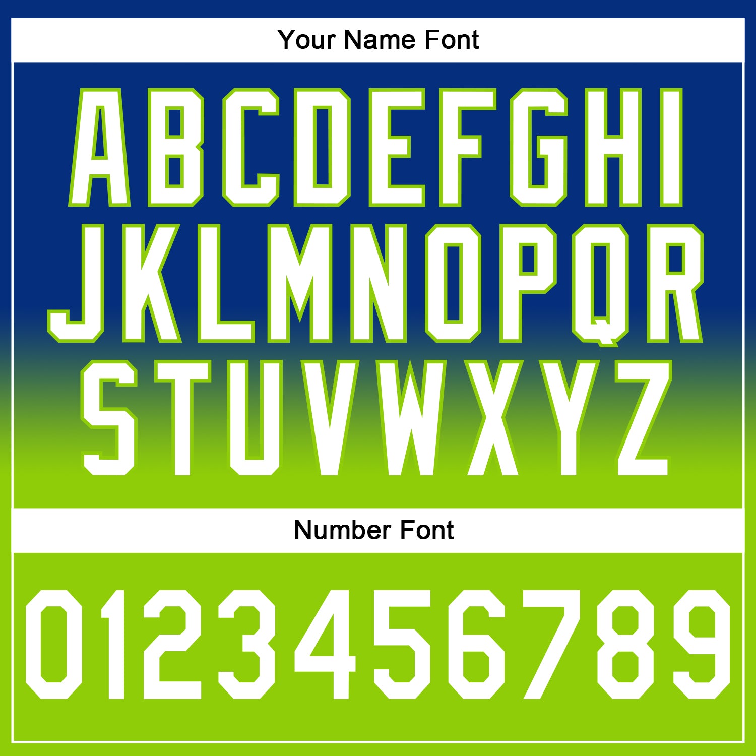 Custom Stitched Royal White-Neon Green Fade Fashion Sports Pullover Sweatshirt Hoodie