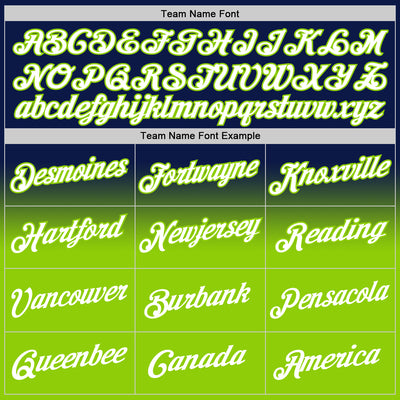 Custom Stitched Navy White-Neon Green Fade Fashion Sports Pullover Sweatshirt Hoodie