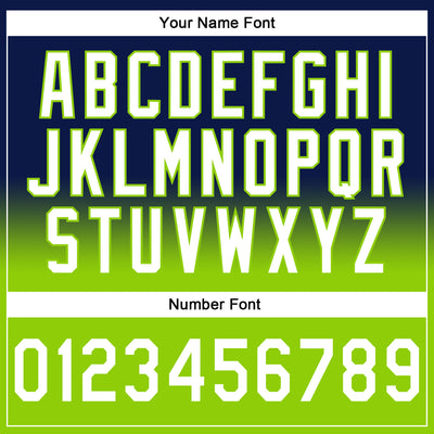 Custom Stitched Navy White-Neon Green Fade Fashion Sports Pullover Sweatshirt Hoodie