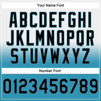 Custom Stitched White Black-Panther Blue Fade Fashion Sports Pullover Sweatshirt Hoodie