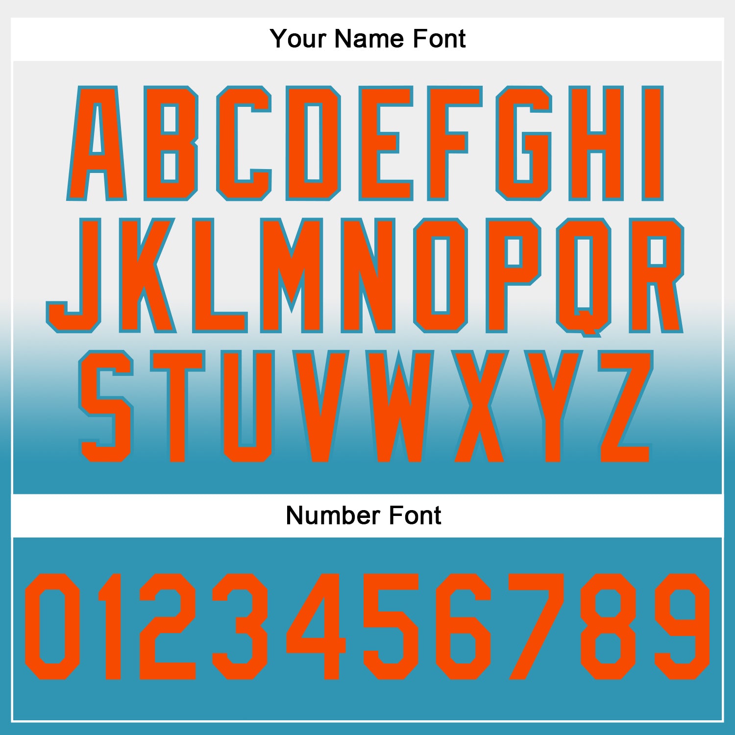 Custom Stitched White Orange-Panther Blue Fade Fashion Sports Pullover Sweatshirt Hoodie