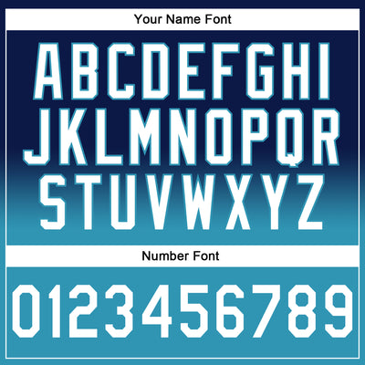 Custom Stitched Navy White-Panther Blue Fade Fashion Sports Pullover Sweatshirt Hoodie