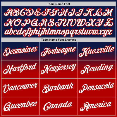 Custom Stitched Navy White-Red Fade Fashion Sports Pullover Sweatshirt Hoodie