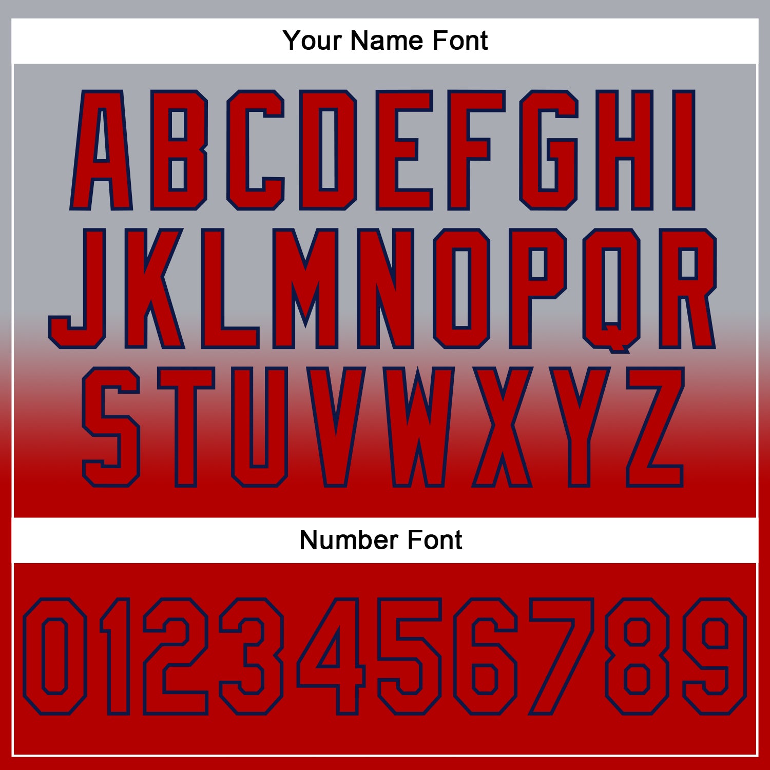 Custom Stitched Gray Red-Navy Fade Fashion Sports Pullover Sweatshirt Hoodie