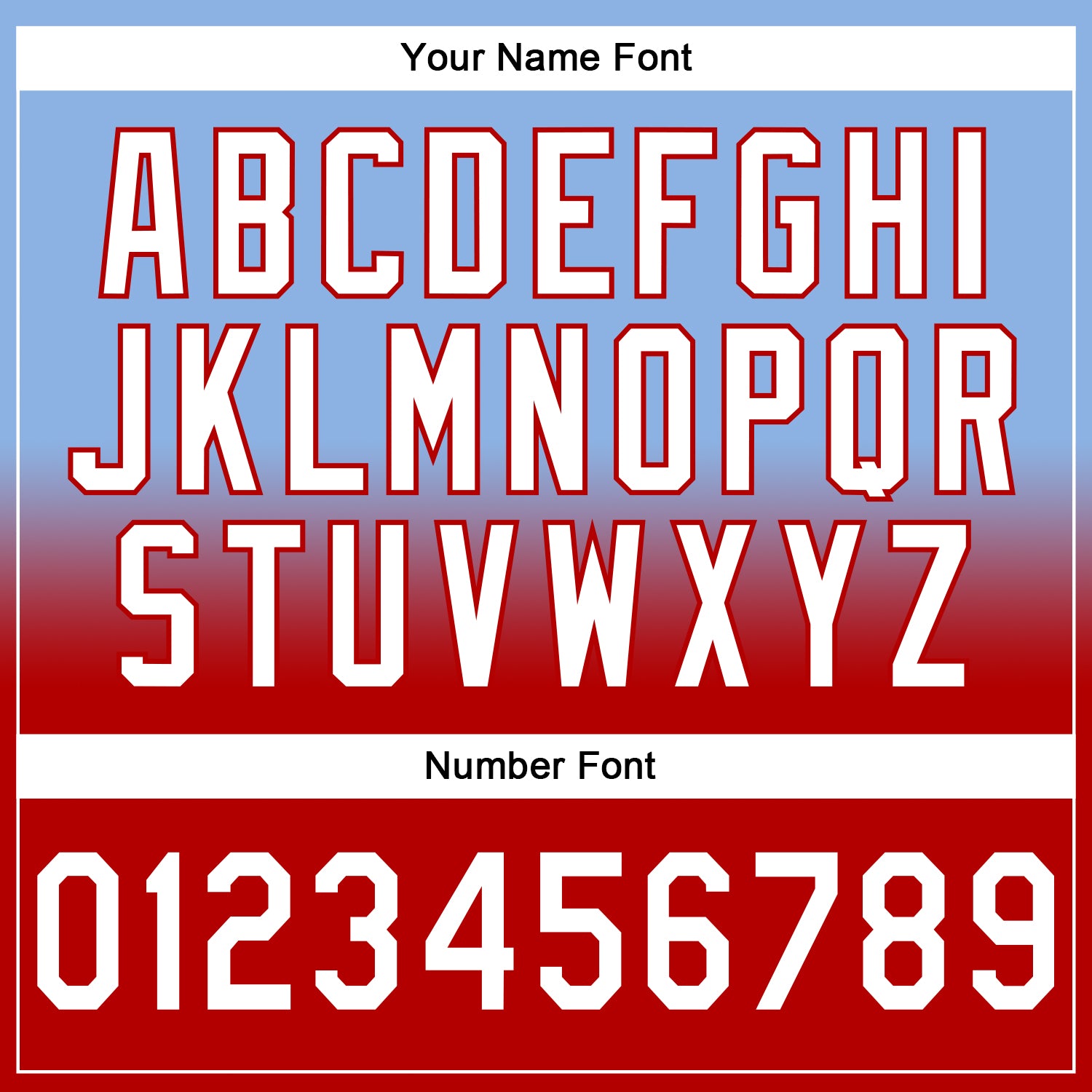 Custom Stitched Light Blue White-Red Fade Fashion Sports Pullover Sweatshirt Hoodie