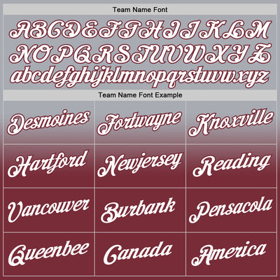 Custom Stitched Gray White-Burgundy Fade Fashion Sports Pullover Sweatshirt Hoodie