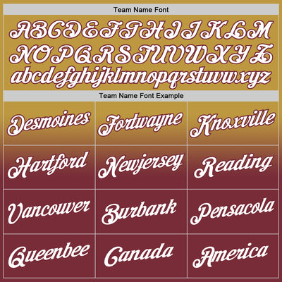 Custom Stitched Old Gold White-Burgundy Fade Fashion Sports Pullover Sweatshirt Hoodie