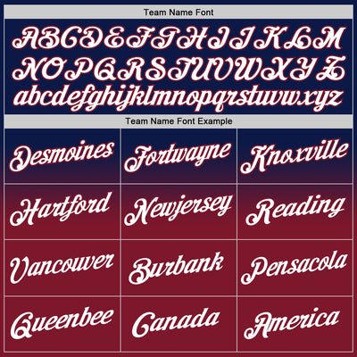 Custom Stitched Navy White-Crimson Fade Fashion Sports Pullover Sweatshirt Hoodie