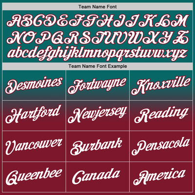 Custom Stitched Teal White-Crimson Fade Fashion Sports Pullover Sweatshirt Hoodie