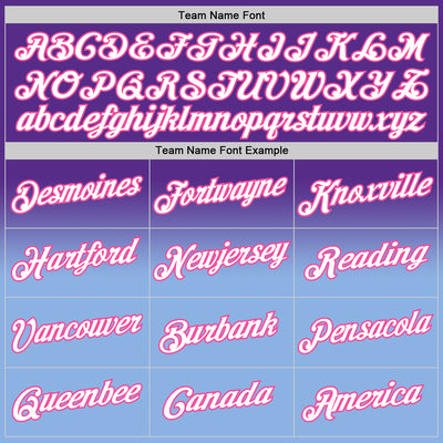 Custom Stitched Purple White Light Blue-Pink Fade Fashion Sports Pullover Sweatshirt Hoodie