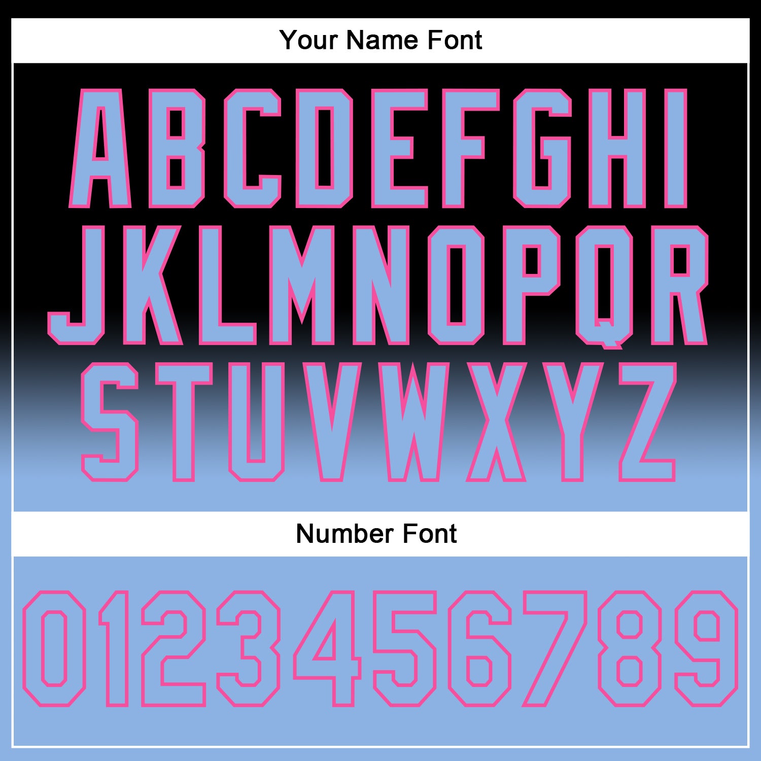 Custom Stitched Black Light Blue-Pink Fade Fashion Sports Pullover Sweatshirt Hoodie