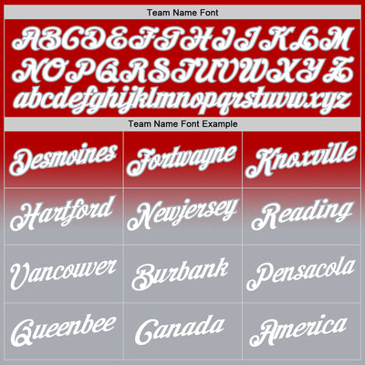 Custom Stitched Red White-Gray Fade Fashion Sports Pullover Sweatshirt Hoodie