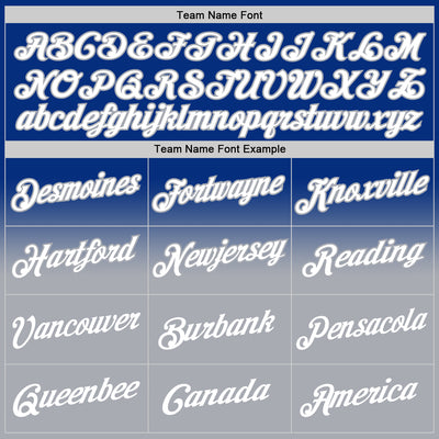 Custom Stitched Royal White-Gray Fade Fashion Sports Pullover Sweatshirt Hoodie