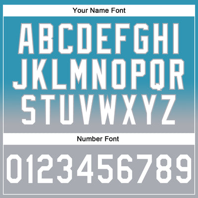 Custom Stitched Panther Blue White-Gray Fade Fashion Sports Pullover Sweatshirt Hoodie