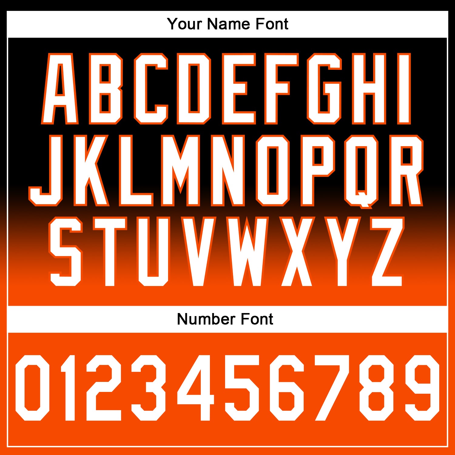 Custom Stitched Black White-Orange Fade Fashion Sports Pullover Sweatshirt Hoodie