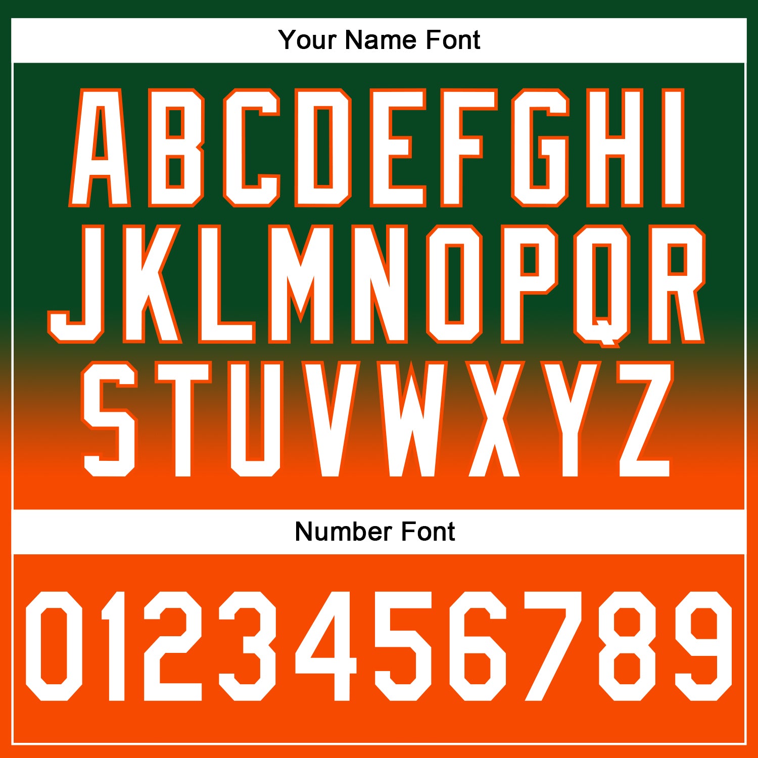 Custom Stitched Green White-Orange Fade Fashion Sports Pullover Sweatshirt Hoodie