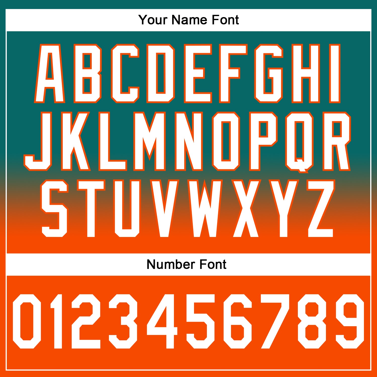 Custom Stitched Teal White-Orange Fade Fashion Sports Pullover Sweatshirt Hoodie