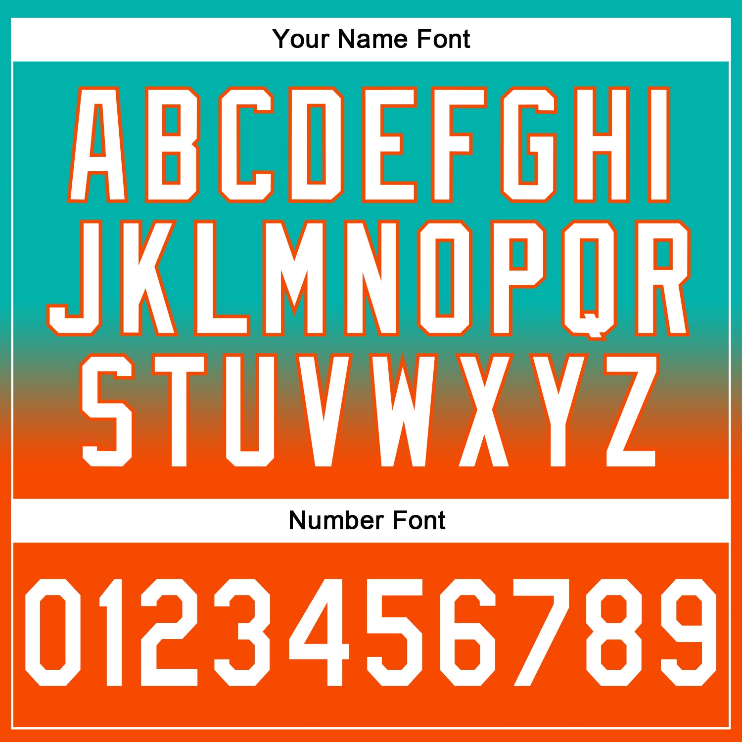 Custom Stitched Aqua White-Orange Fade Fashion Sports Pullover Sweatshirt Hoodie