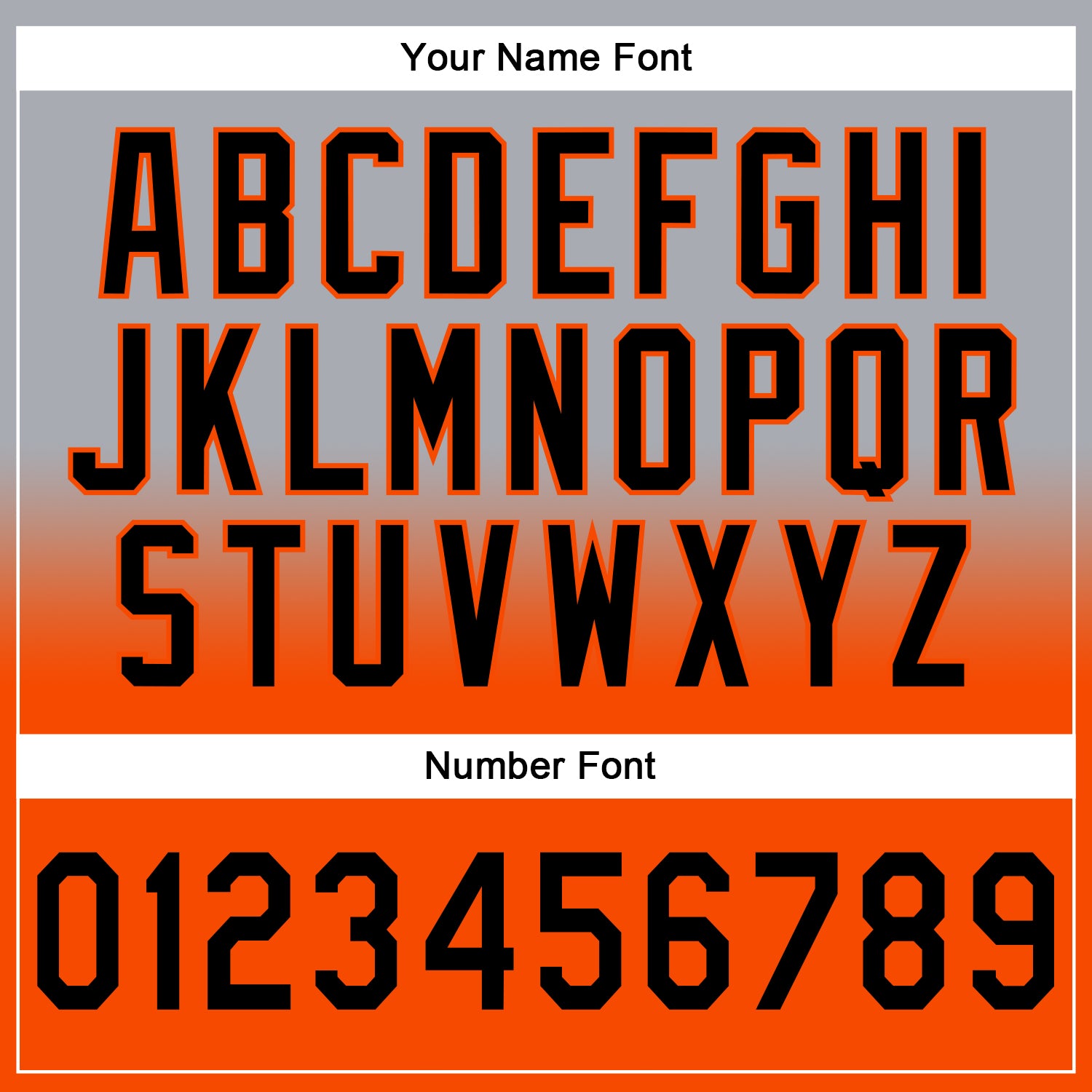 Custom Stitched Gray Black-Orange Fade Fashion Sports Pullover Sweatshirt Hoodie