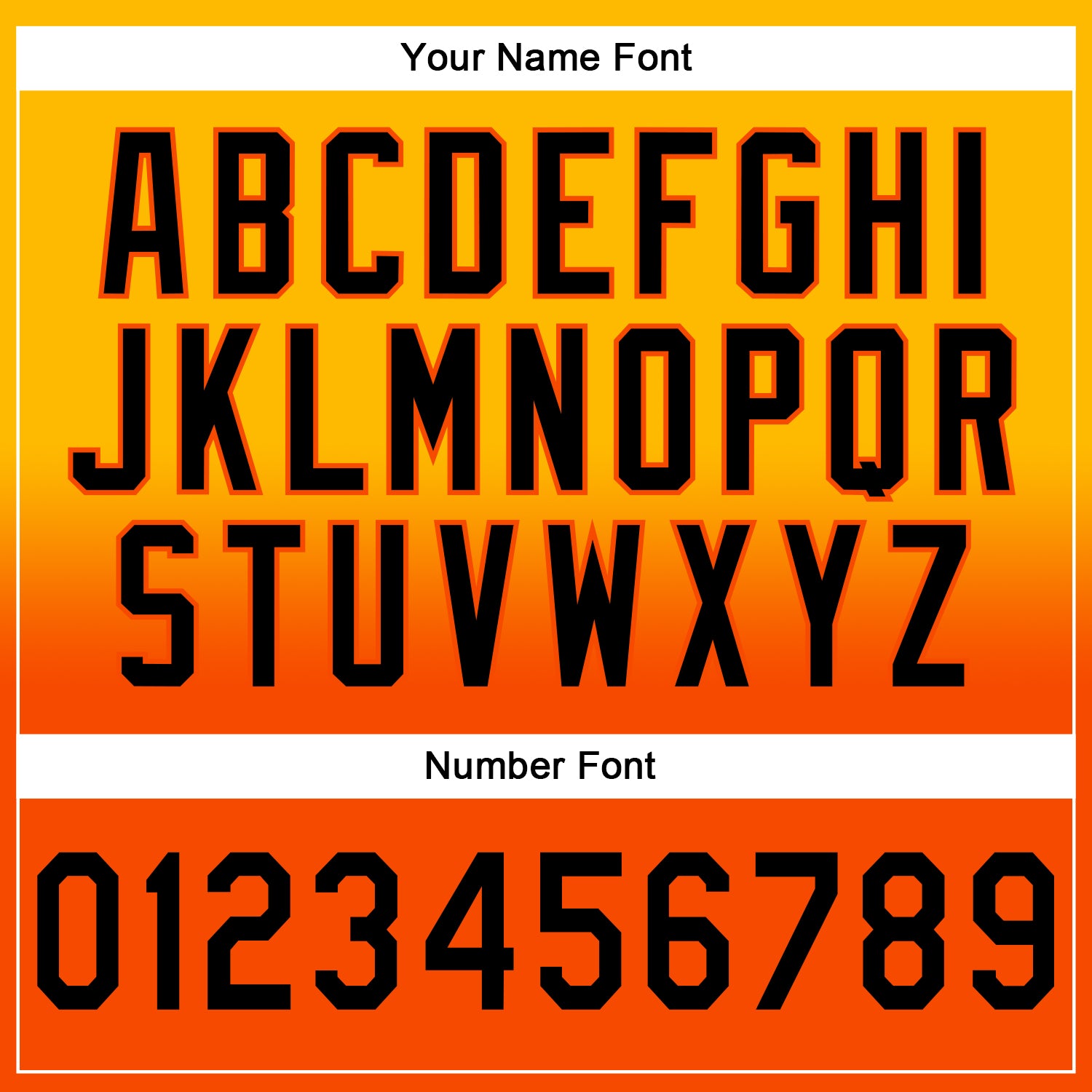 Custom Stitched Gold Black-Orange Fade Fashion Sports Pullover Sweatshirt Hoodie