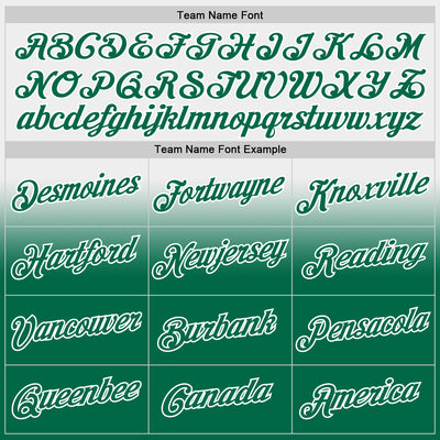 Custom Stitched White Kelly Green Fade Fashion Sports Pullover Sweatshirt Hoodie