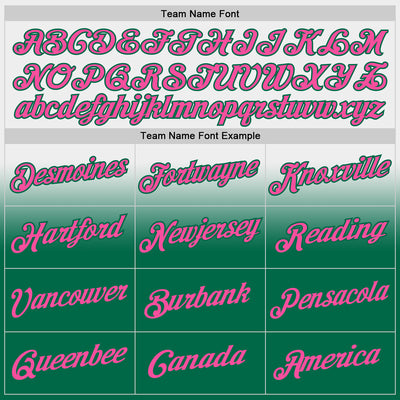 Custom Stitched White Pink-Kelly Green Fade Fashion Sports Pullover Sweatshirt Hoodie