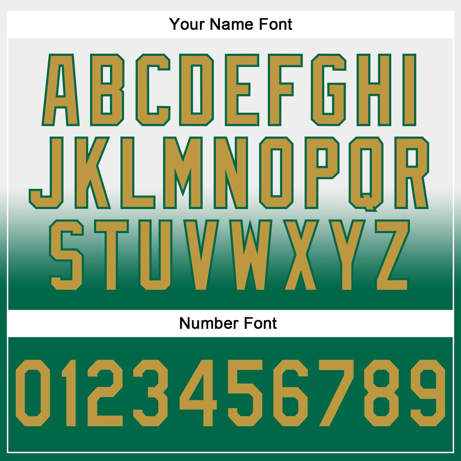 Custom Stitched White Old Gold-Kelly Green Fade Fashion Sports Pullover Sweatshirt Hoodie