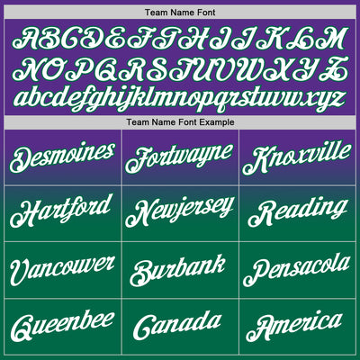 Custom Stitched Purple White-Kelly Green Fade Fashion Sports Pullover Sweatshirt Hoodie