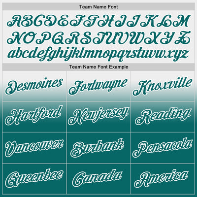 Custom Stitched White Teal Fade Fashion Sports Pullover Sweatshirt Hoodie