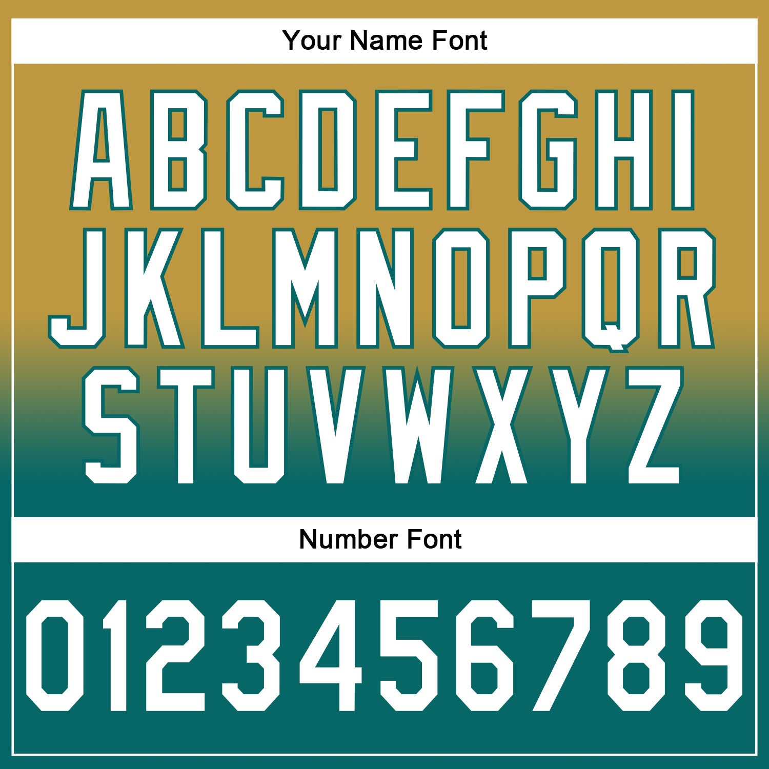 Custom Stitched Old Gold White-Teal Fade Fashion Sports Pullover Sweatshirt Hoodie