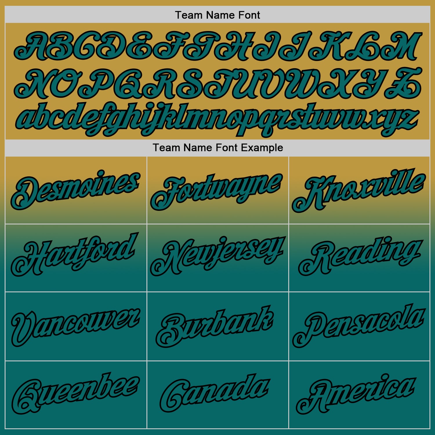 Custom Stitched Old Gold Teal-Black Fade Fashion Sports Pullover Sweatshirt Hoodie