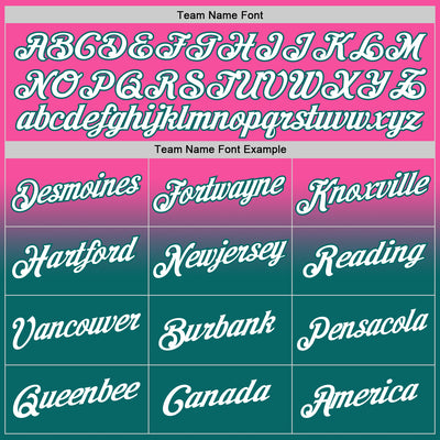 Custom Stitched Pink White-Teal Fade Fashion Sports Pullover Sweatshirt Hoodie