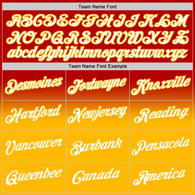 Custom Stitched Red White-Gold Fade Fashion Sports Pullover Sweatshirt Hoodie