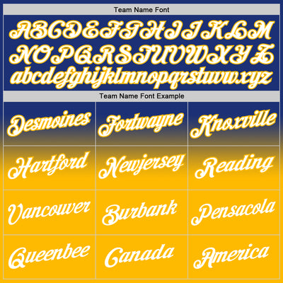 Custom Stitched Royal White-Gold Fade Fashion Sports Pullover Sweatshirt Hoodie