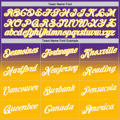 Custom Stitched Purple White-Gold Fade Fashion Sports Pullover Sweatshirt Hoodie